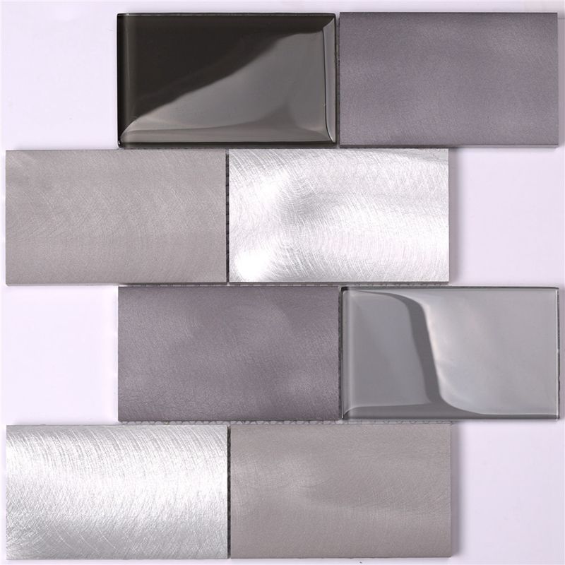 Hete verkoop grijze badkamer backsplash metro tegel