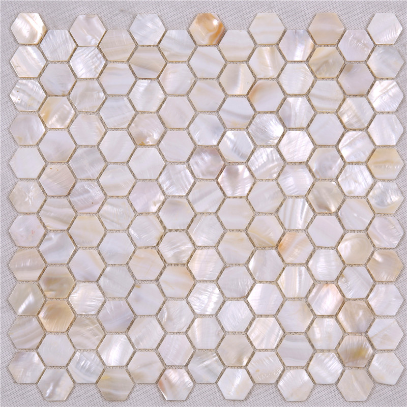 BK18 China Productie van natuurlijke paarse parelmoer zeeschelp backsplash mozaïektegels